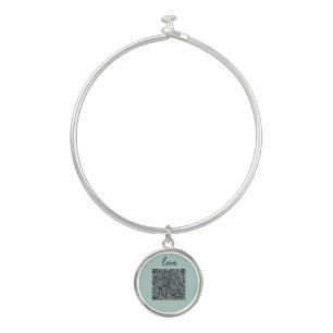 Love QR Code Bangle Bracelet