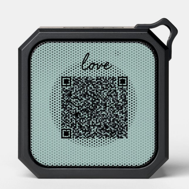 Love QR Code  Bluetooth Speaker (Front)