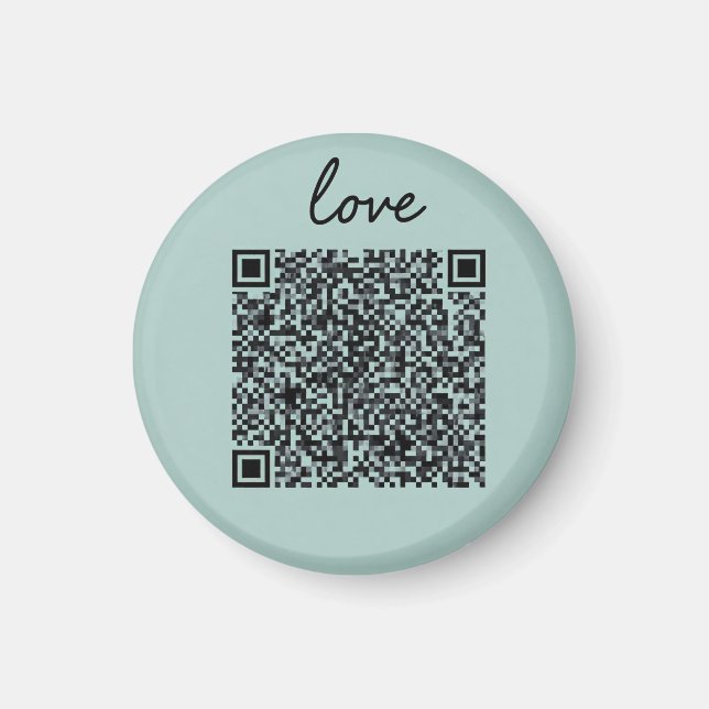 Love QR Code  Magnet (Front)