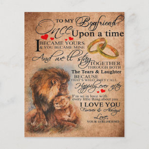 Love Quote For Boyfriend, Boyfriend Birthday Gift Flyer
