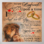 Love Quote For Boyfriend, Boyfriend Birthday Gift Poster<br><div class="desc">Love Quote For Boyfriend,  Boyfriend Birthday Gift</div>