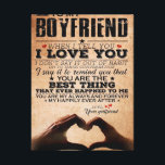 Love Quote For Boyfriend, Husband Love Birthday Canvas Print<br><div class="desc">Love Quote For Boyfriend,  Husband Love Birthday</div>
