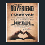 Love Quote For Boyfriend, Husband Love Birthday Metal Print<br><div class="desc">Love Quote For Boyfriend,  Husband Love Birthday</div>