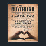 Love Quote For Boyfriend, Husband Love Birthday Metal Print<br><div class="desc">Love Quote For Boyfriend,  Husband Love Birthday</div>