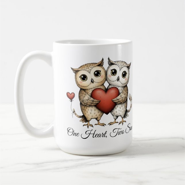 Love Quote for Couples, Anniversary Gift, Wedding  Coffee Mug (Left)