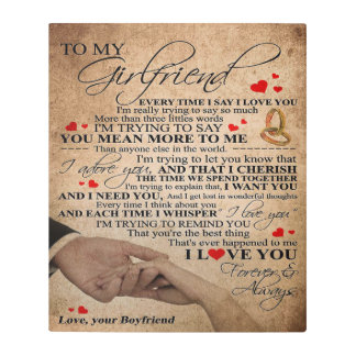 Love Quote For Girlfriend | Cute Decor Gift