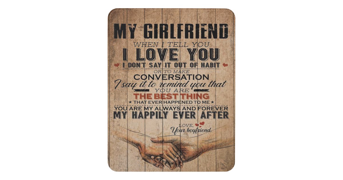 Love Quote For Girlfriend | Funny Quotes Gift Door Sign | Zazzle