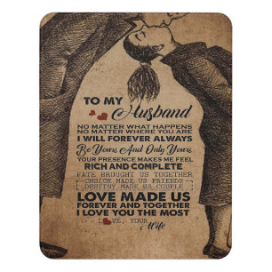 Love Quote For Husband Best Gift For Husband Door Sign