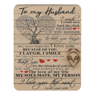 Love Quote For Husband Cute Gift For Boyfriend Door Sign