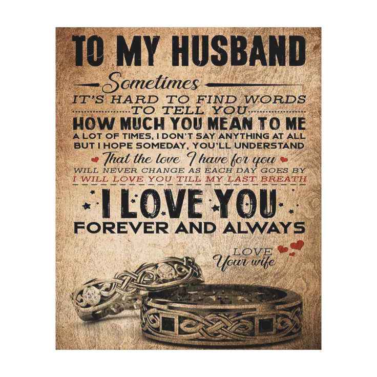 Love Quote For Husband | Funny Quotes Gift Canvas Print | Zazzle