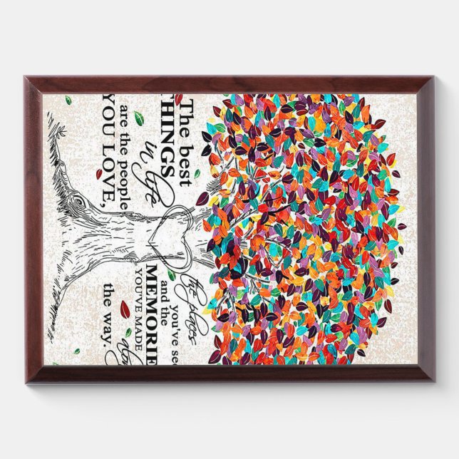 Love Quote For Husband, Husband Birthday Gift Award Plaque (Horizontal)
