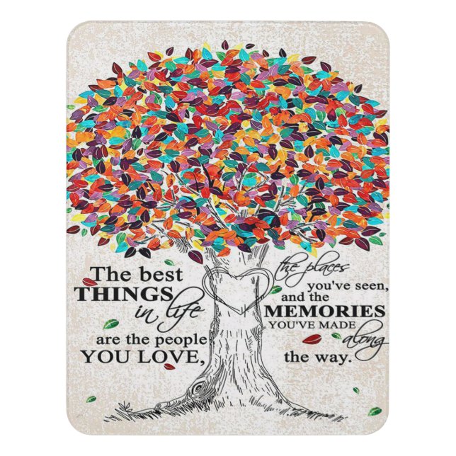Love Quote For Husband, Husband Birthday Gift Door Sign (Contemporary Vert)