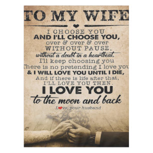 Love Quote For Wife   Best and Perfect Gift Tablecloth