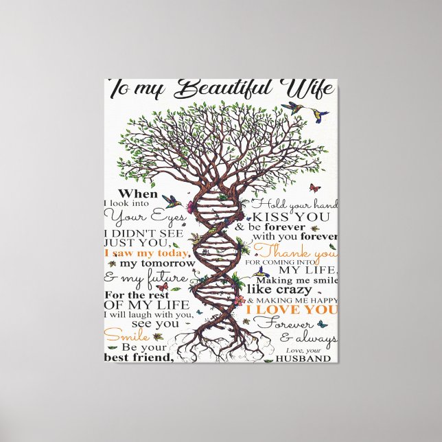 Love Quote For Wife | Home Decor Gift (Front)