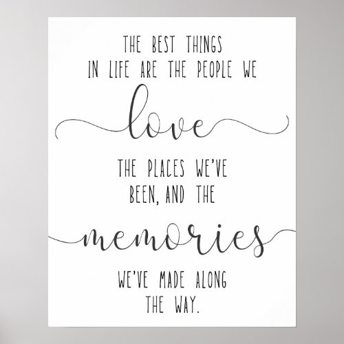 Love quote Friendship Quote Friend Gift Poster