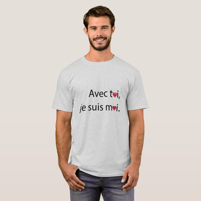 Love quote in french T-Shirt (Front Full)