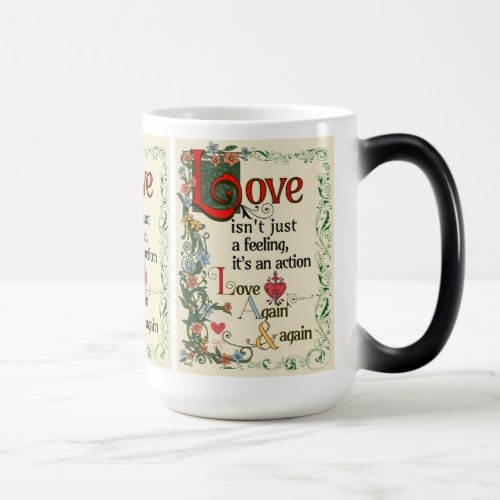 love quote magic mug