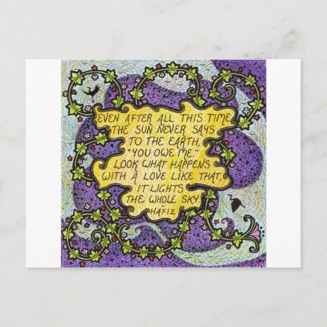 Love Quote Postcard (Front)