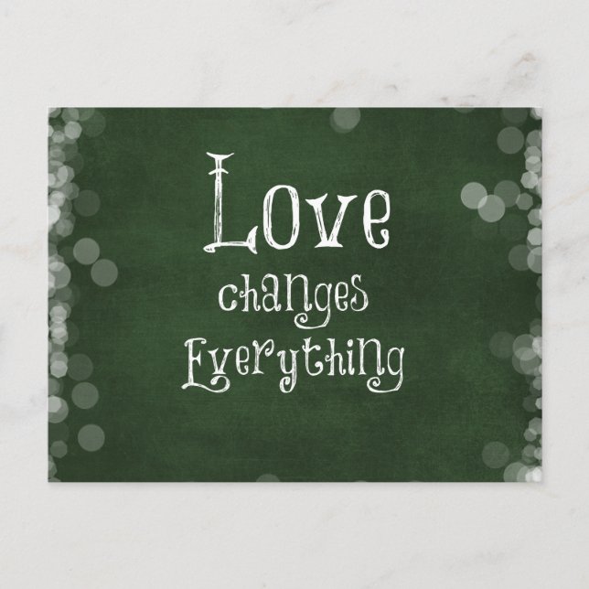 Love Quote Postcard (Front)