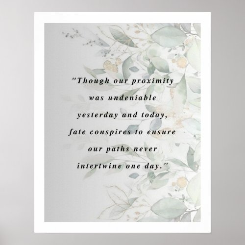Love Quote Poster