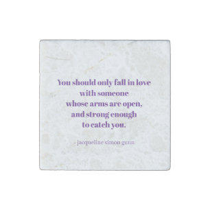 Love quote stone magnet