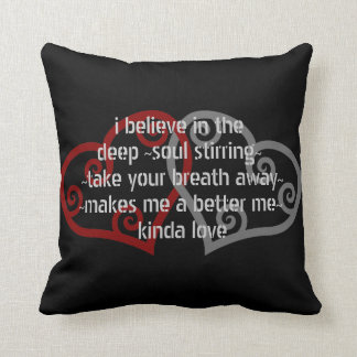 Love Quote Throw Pillow