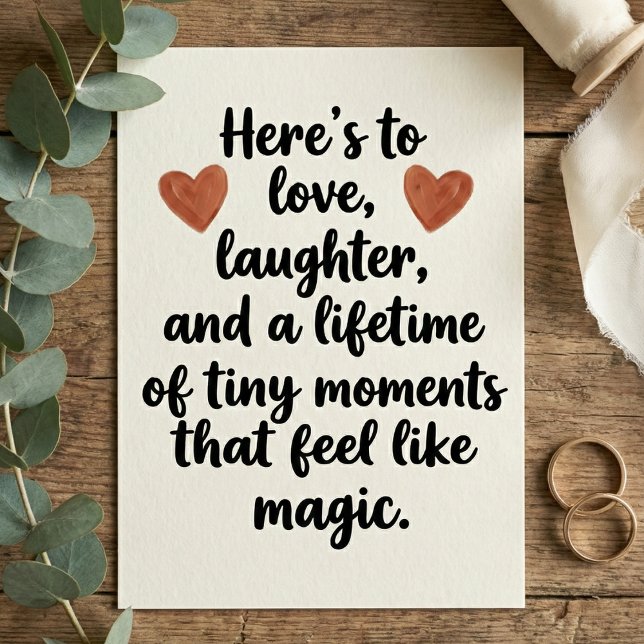 Love Quote Wedding Engagement Party Card (Creator Uploaded)