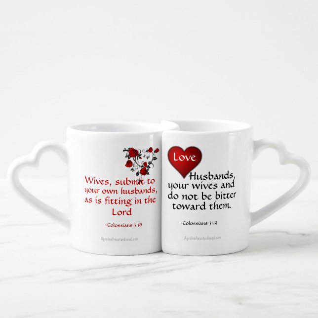 Love Quotes Coffee Mug Set (Front Nesting)