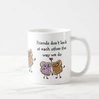 Love Quotes For Him - We're Not Just Friends Coffee Mug