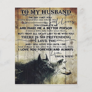 Love Quotes To Husband | To My Husband Letter | Flyer