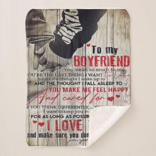 Love Quotes To Husband To My Husband Letter Sherpa Blanket