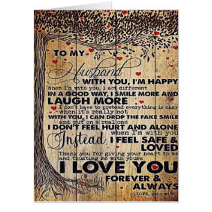 Love Quotes To My Husband, Trendy Gift Card