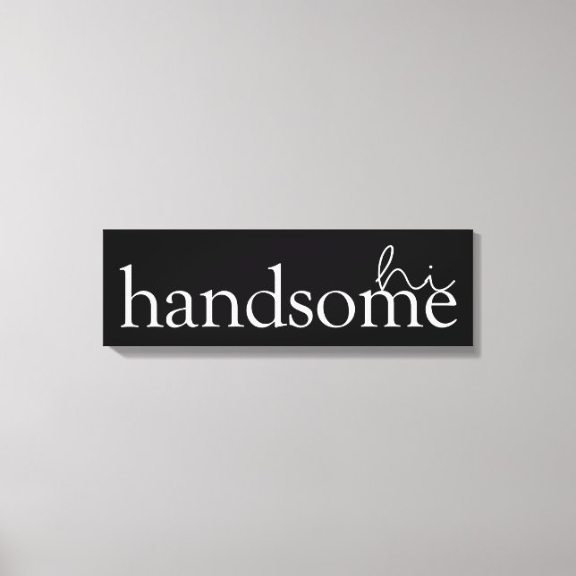 Love Quotes V Canvas Print (Front)