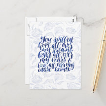 Love Quotes: You Spilled Hope All Over My Dreams