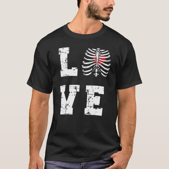 Love Radiology Tech Rad Technologist Rad Tech 1 T-Shirt (Front)