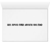 love rain down on me. cards (Inside Horizontal (Bottom))