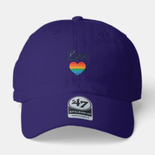 Love Rainbow Heart Pride Vector Shirt Design_1 47 Brand Hat