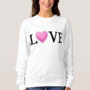 LOVE Rainbow Heart Women's  Sweatshirt
