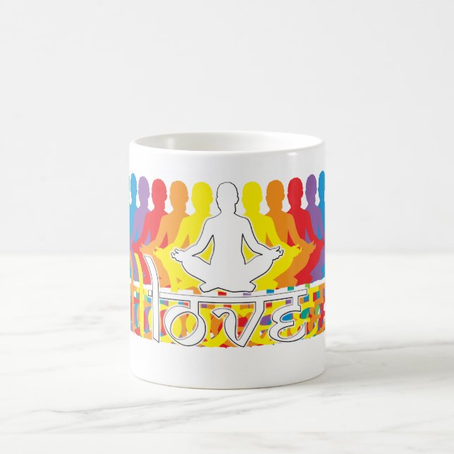 Love Rainbow Intentions Coffee Mug (Center)