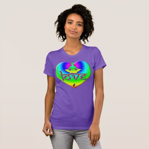 Love Rainbow Intentions Heart T_Shirt