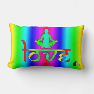 Love Rainbow Intentions Lumbar Pillow