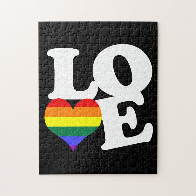 Love Rainbow Pride Jigsaw Puzzle (Vertical)