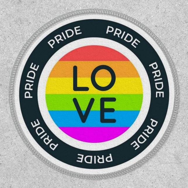 Love Rainbow Pride Patch (Front)