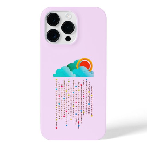 Love Raining From the Clouds Electro Edition iPhone 14 Pro Max Case