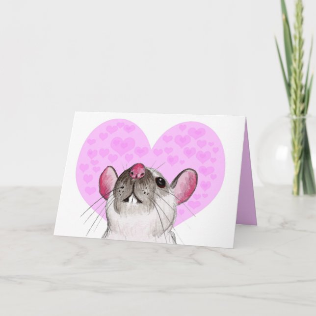 love rat Valentine's Day Card (Front)