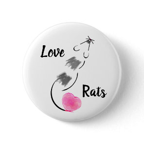 Love Rats - Shaded Button