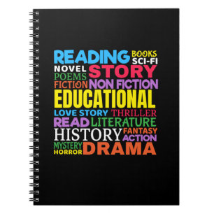 Love Reading Books - Genre Word Art