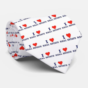 Love Real Estate Neck Tie
