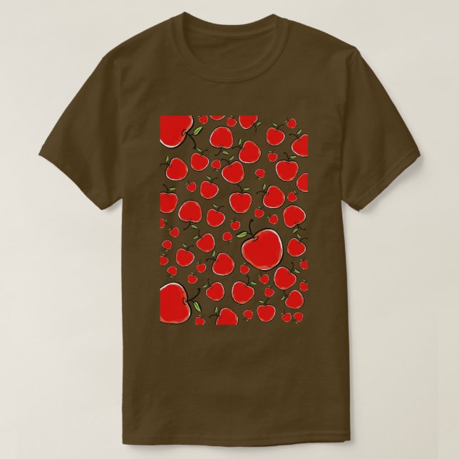 Love Red Apples Love Apples then love this Apple p T-Shirt (Design Front)