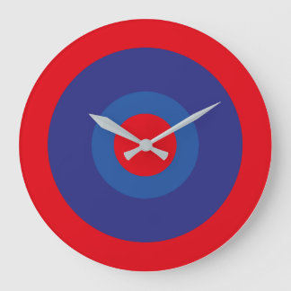 LOVE RED BLUE SPECIAL USA/EEUU by Masanser Large Clock
